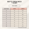 1745057297sizechart-2.png King & Knight Boy's Crew Neck T-Shirt