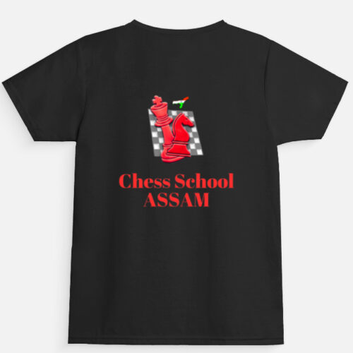 Back_2_c_2-3.jpg Chess SChool Assam Girl's Crew Neck T-Shirt